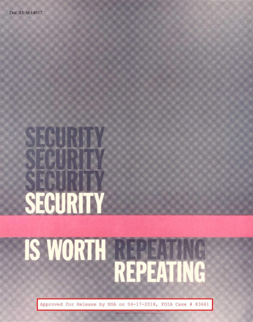 Security security security security is worth repeating repeating