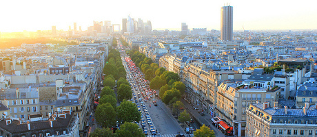 Image based on Paris views from Arc de Triomphe by Cameron Wears (license: CC BY-NC 2.0) 